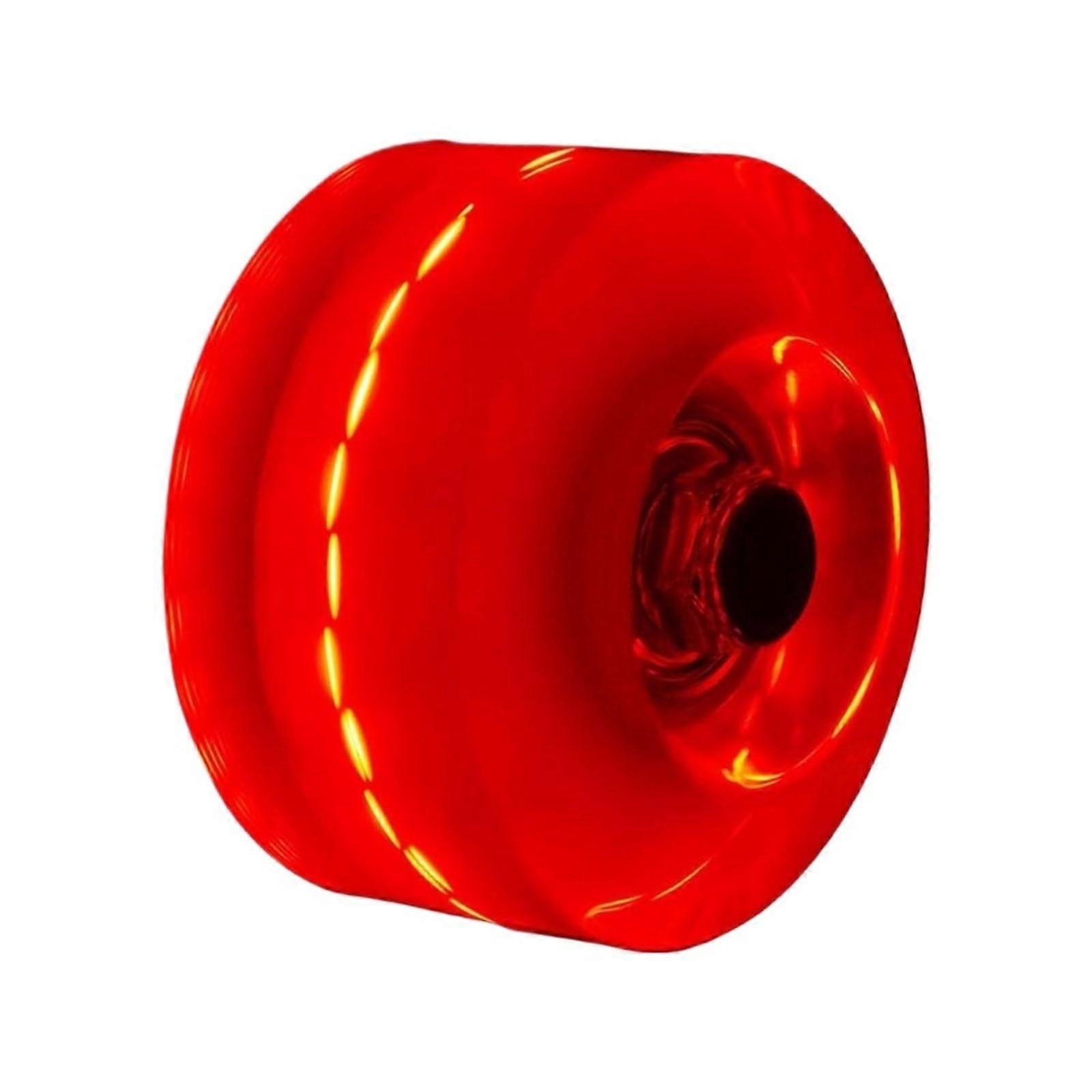 Roller Skate Wheels Double Row Luminous Flashing PU Wheel Color 4 For Roller Skates Accessories