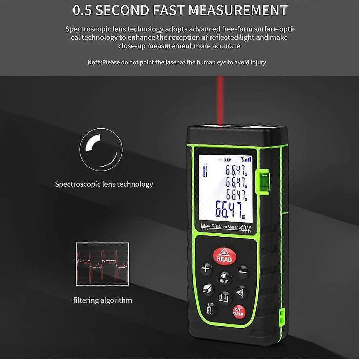 Digital Laser Range Finder 40M in Laser Rangefinder High Accuracy Laser Build Measure Portable Measurement Tool