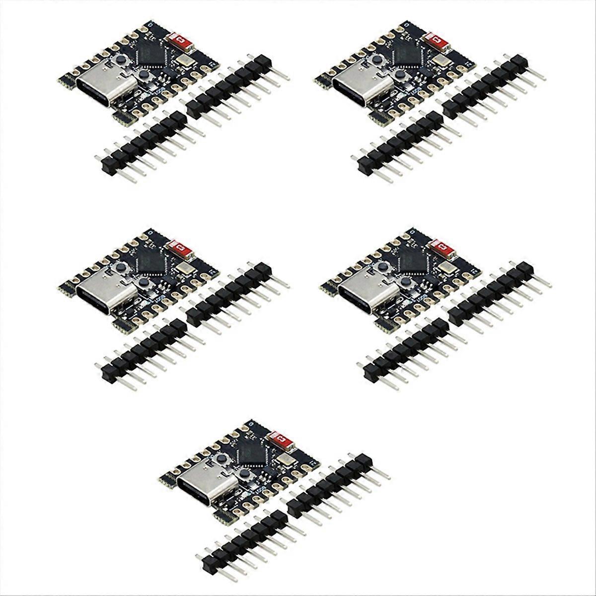 5pcs ESP32-C3 Entwicklungsboard ESP32 Mini WiFi Bluetooth Entwicklungsboard Einfache Erweiterung und Flexibilität der Stromversorgung