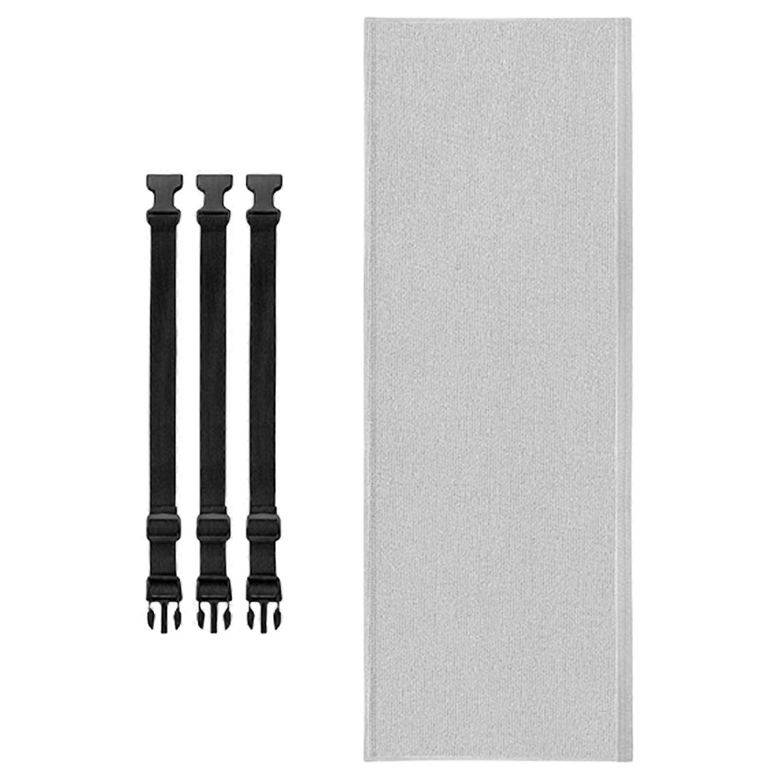 Practical Adjustable Vent Cover Foam Texture for Portable Air Conditioning Hoses Heat Retention Design Easy Installation  Grey