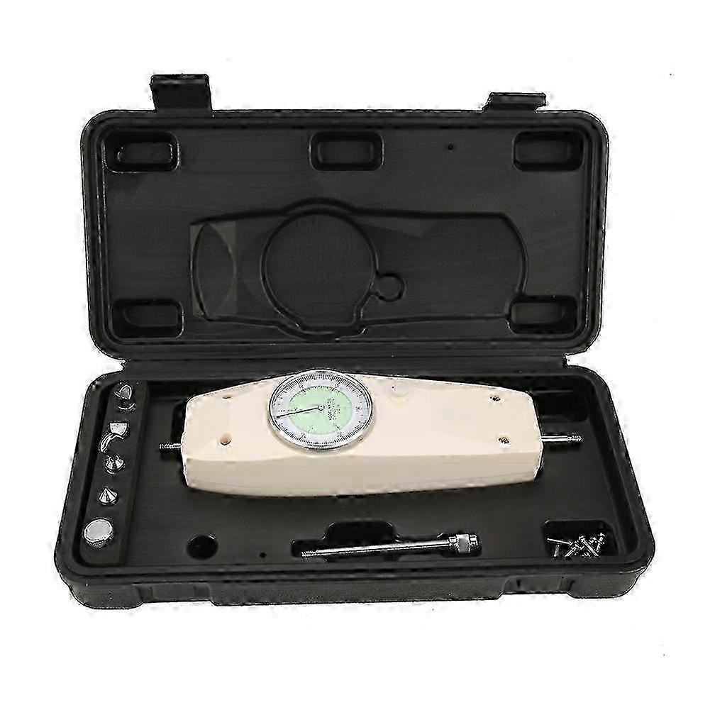 Force Measuring Instrument - Analog Dynamometer Tester with Push-Pull Function for 500N Range Gauge Meter