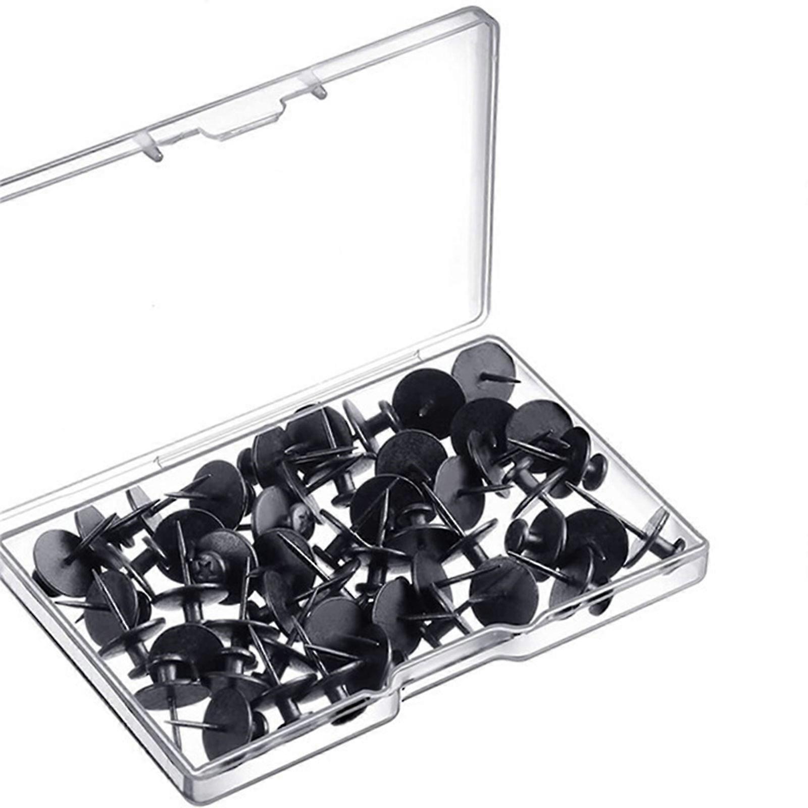 30Pcs I-shape Push Pins Metal Pushpin Map Pin for Bulletin Board DIY Photo Wall, Sewing Pin for Fabric Quilting Multicolor