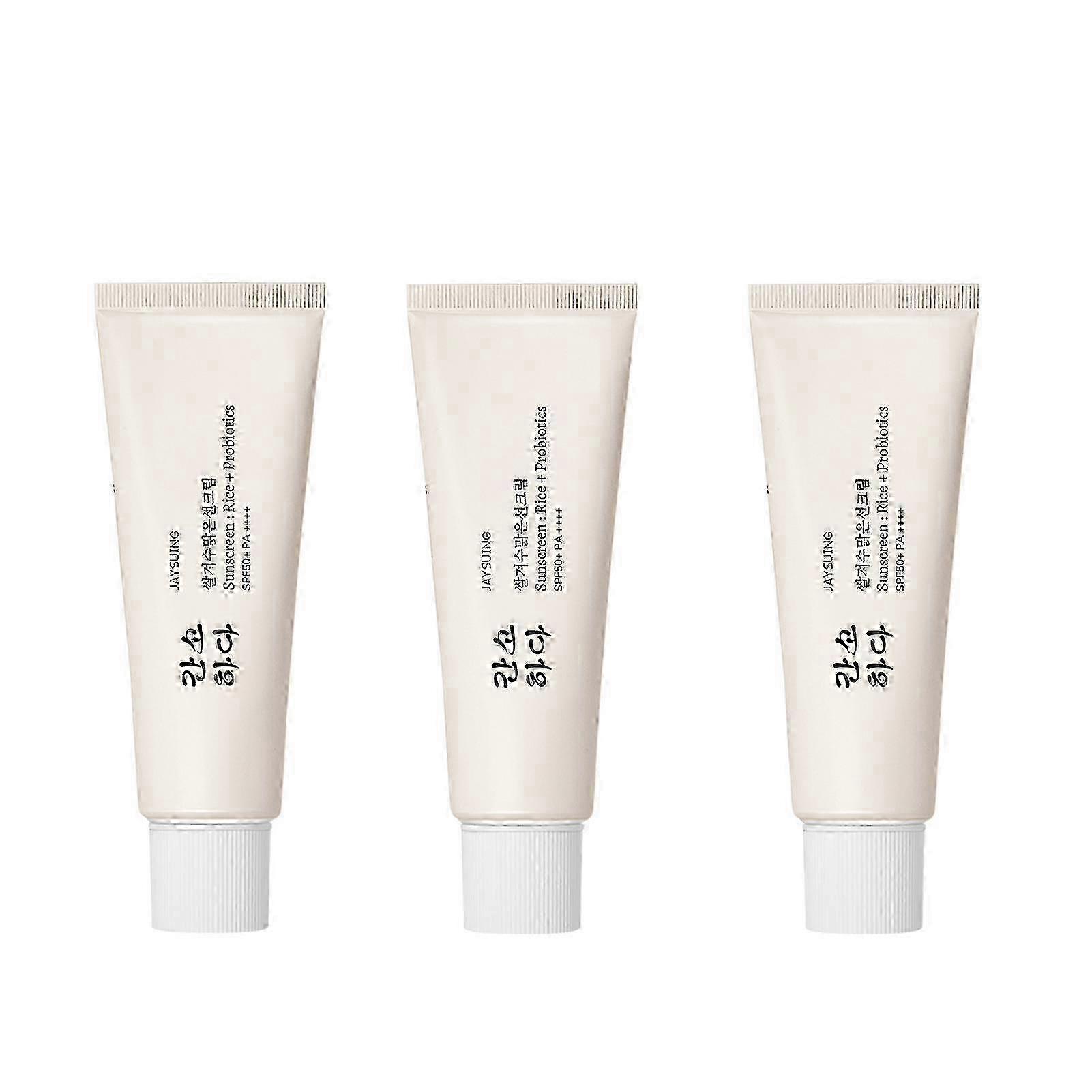 50ML Probiotics Sunscreen Lotion: Refreshing Face Sun Block with Nourishing Brighten Formula, Suitable for All Skin Types