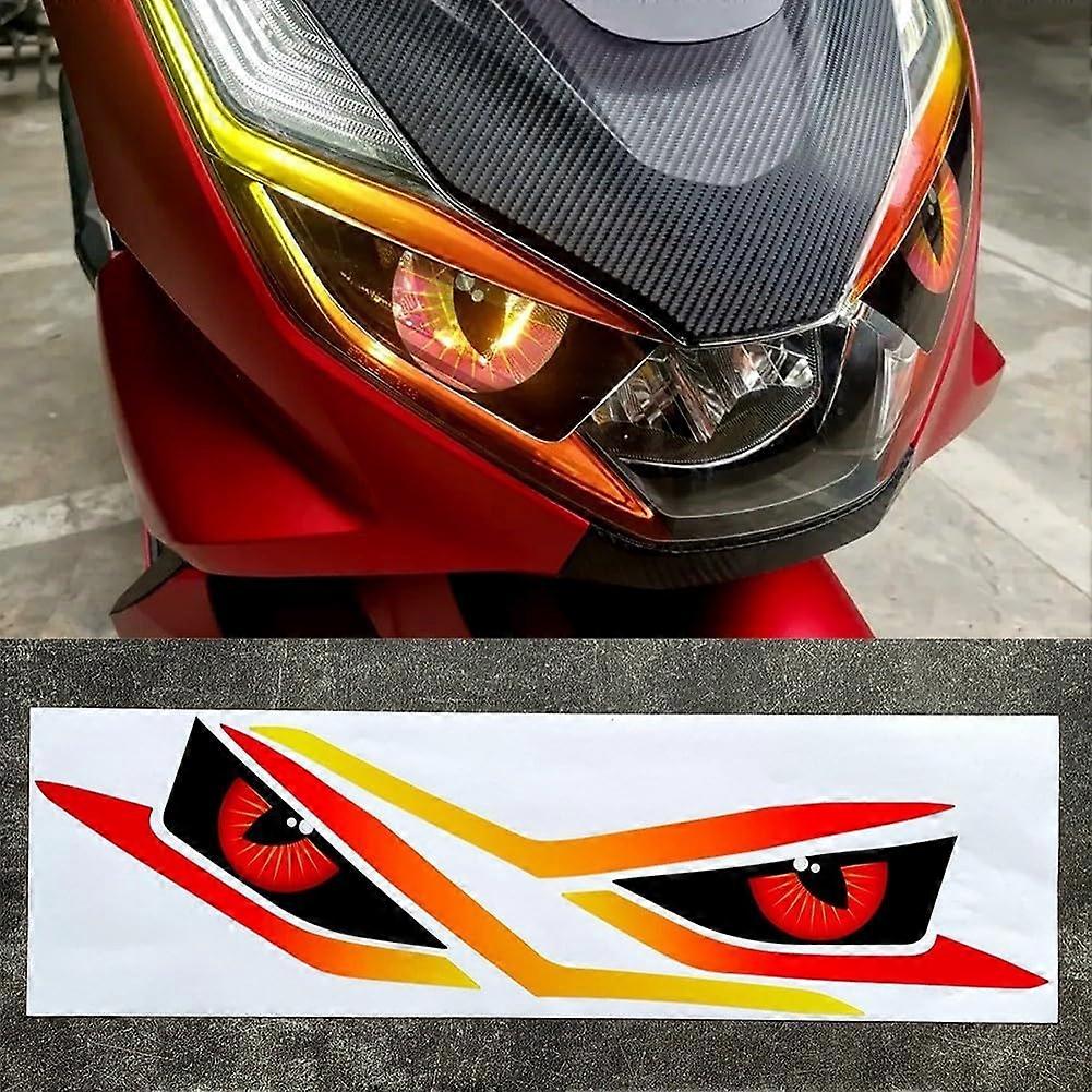 Motorcycle Headlight Sticker Easy Application Custom Fit Design  Vinyl