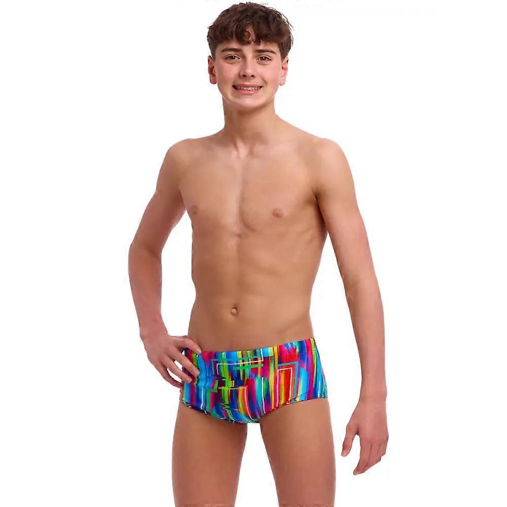 Funky Trunks Garçons The Glitch Sidewinder Maillots de Bain - Multi
