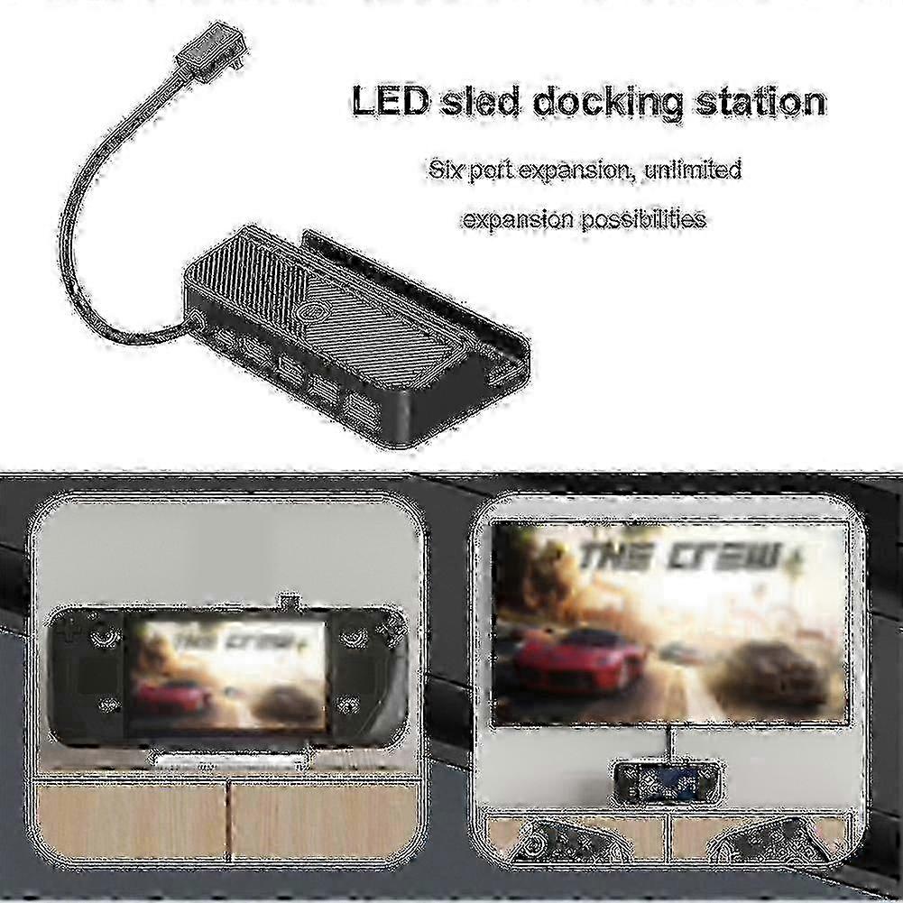 Portable Steam Deck Dock for 4K@60Hz Output & 60W Power Delivery