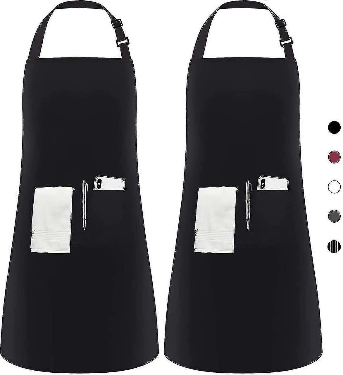 Adjustable Apron with 2 Pockets for Cooking and Kitchen