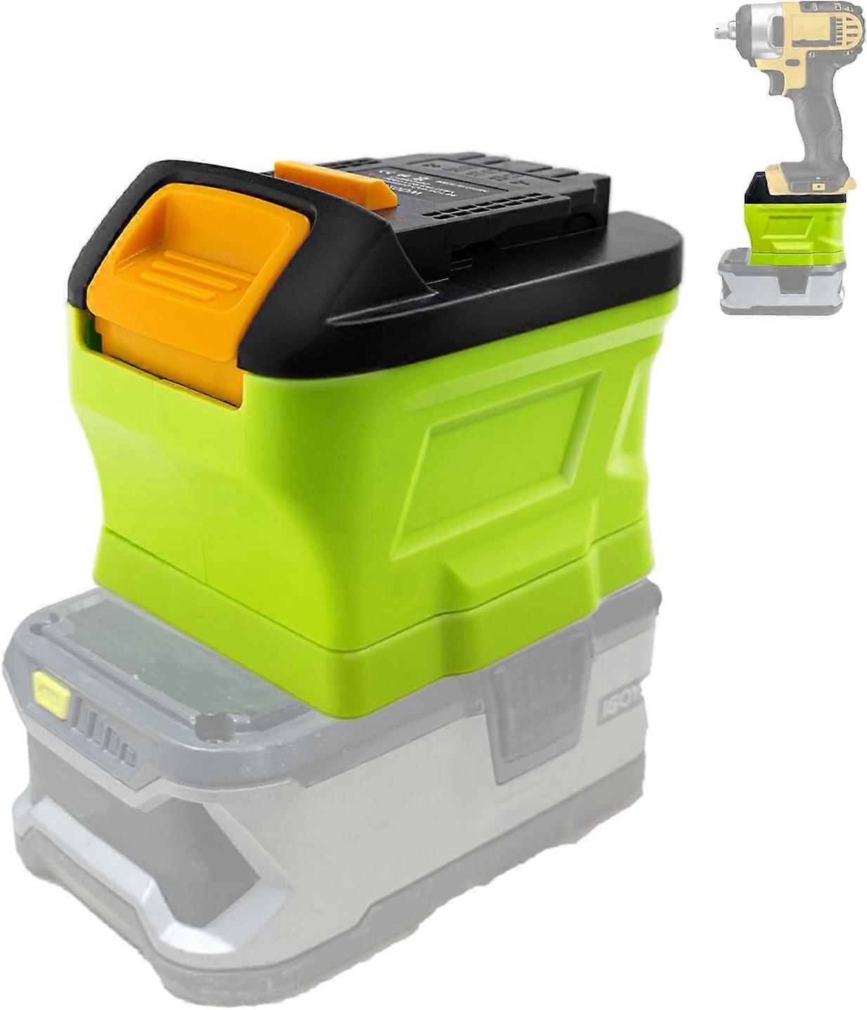 Battery Adapter for Ryobi 18V Battery to for Dewalt 20V Power Tool Drill