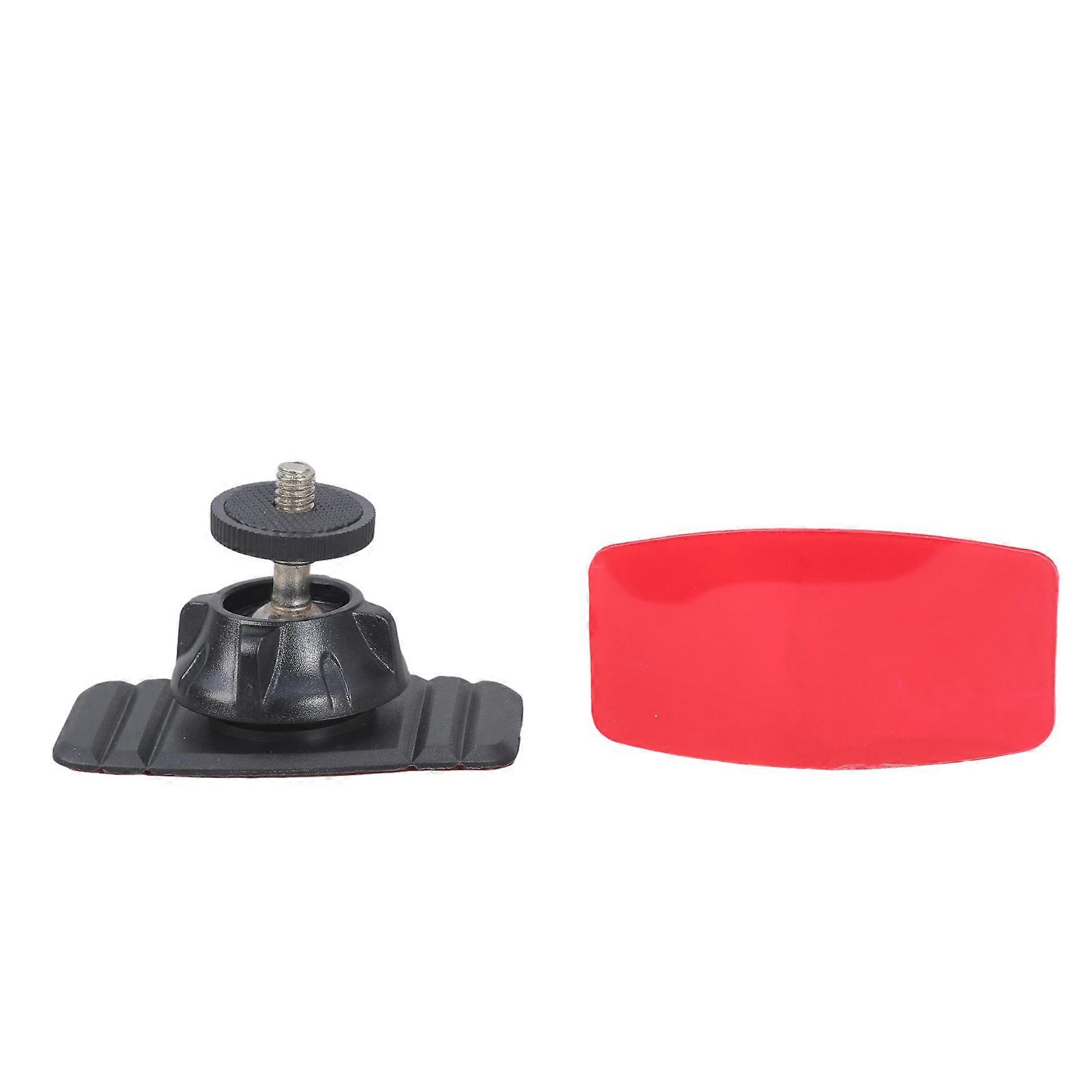 360 Degree Rotating Adhesive Screw Plate Universal For Action Camera LED Light Phone Bracket Dashcam Installation Multicolor