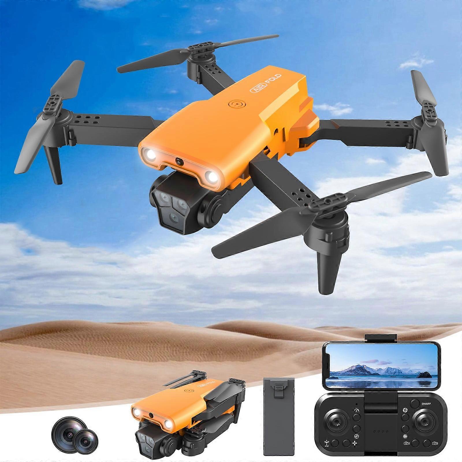 Kayannuo WiFi FPV Drone 1080P HD Camera, Foldable RC Quadcopter with Altitude Hold, Headless Mode, Circle Fly - Compatible with Valentine's Gifts