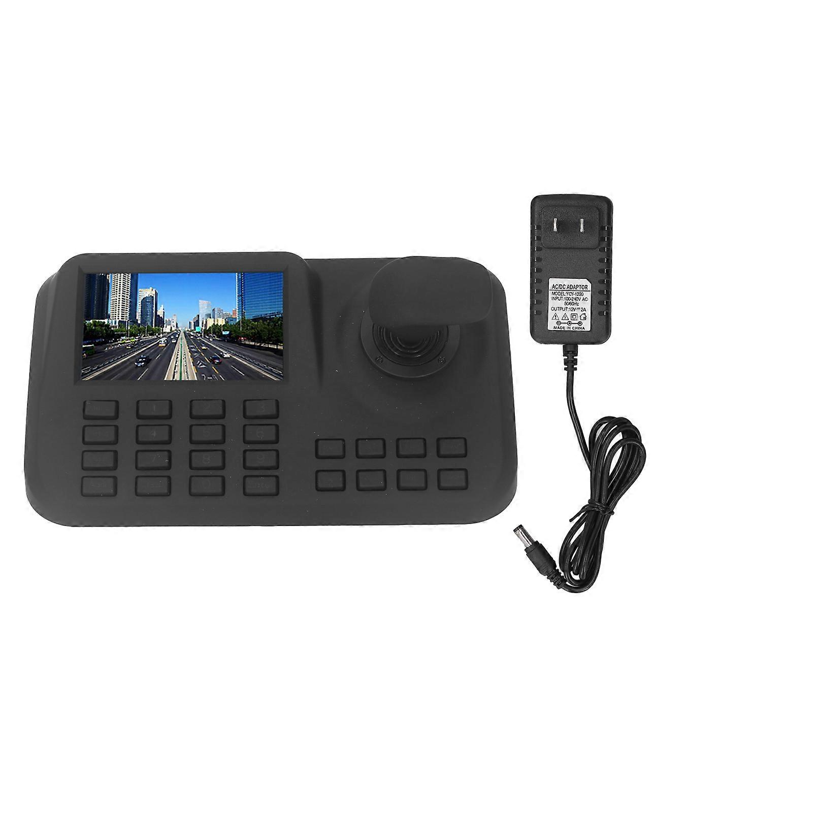 PTZ Camera Controller 5 Inch HD Display 3D Joystick Network Camera Control Keyboard