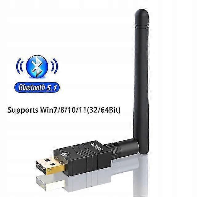 Zexmte 100m Bluetooth Adapter 5.1 For Windows 11/10/8 Usb Bluetooth 5.0