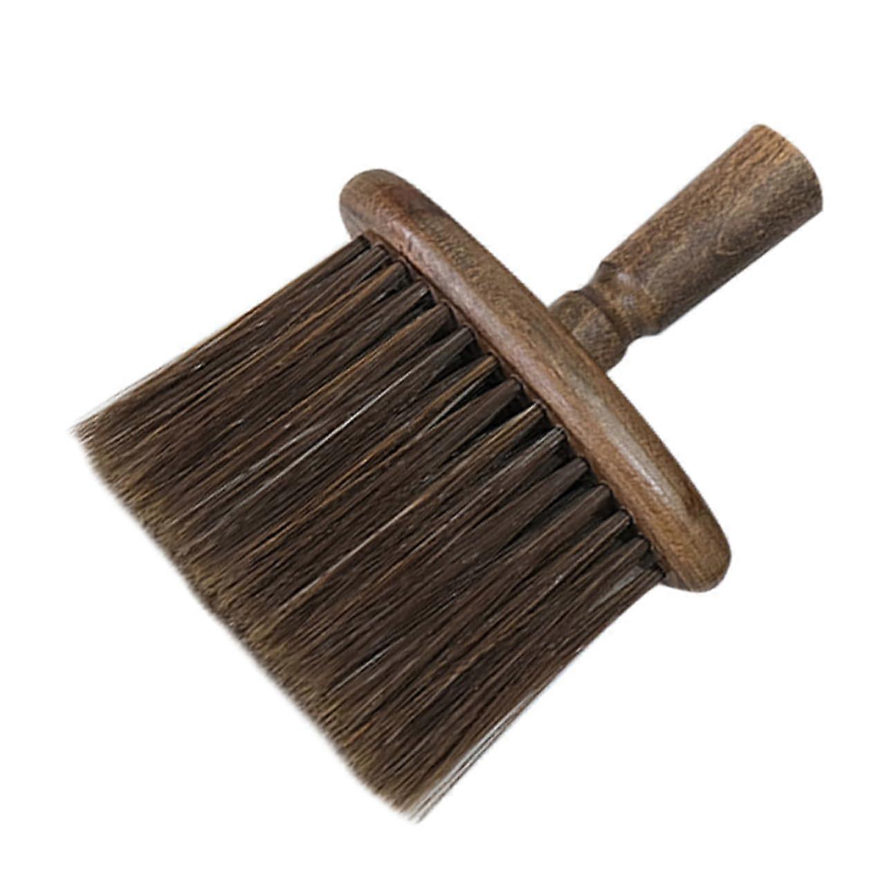 Soft Bristle Table Broom with Handle for Desk Dust Removal, Window Gap Cleaning and Scraper Use