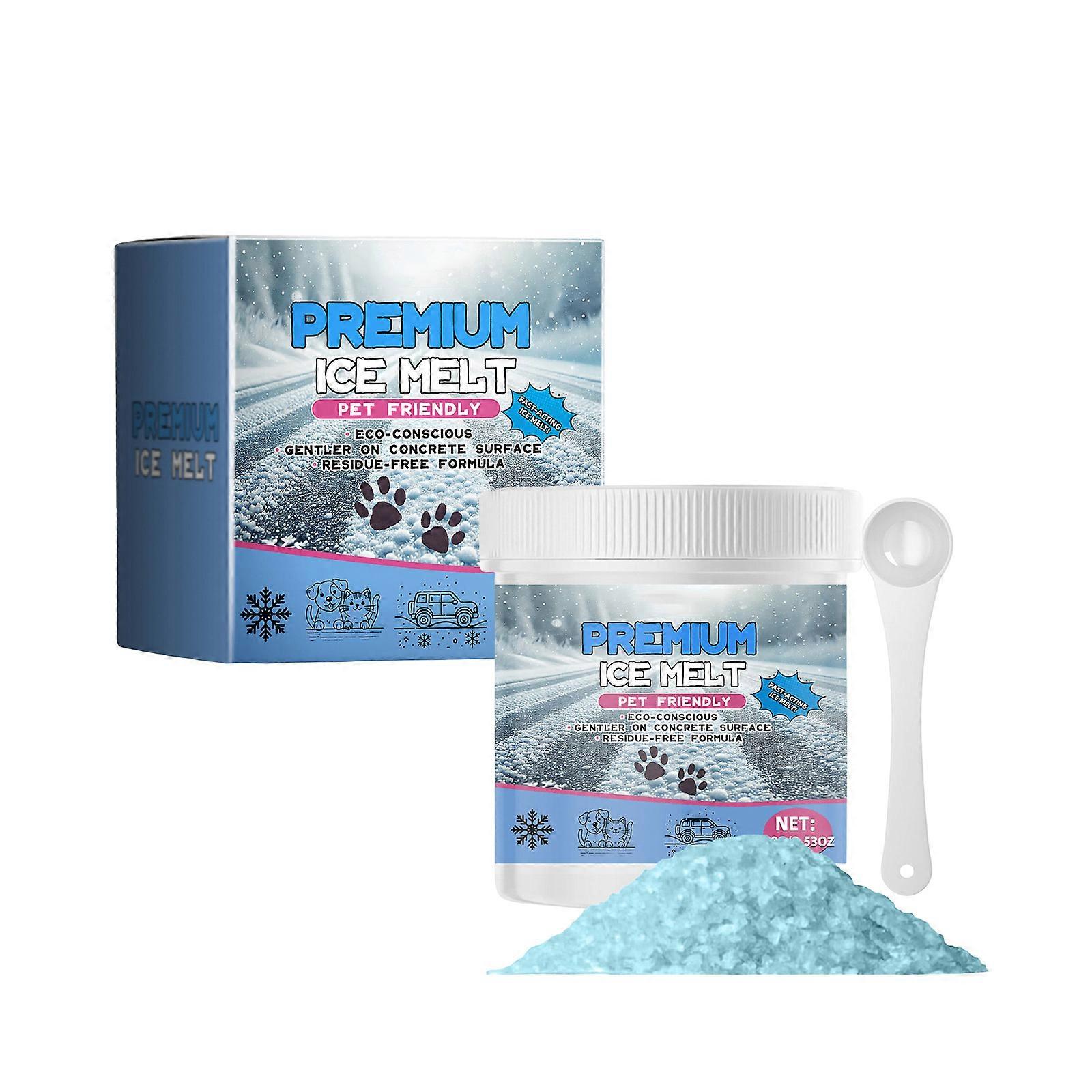 Pet Safe Ice Melt Safe and Quick Action Great for Various Grounds Protects Pet in Cold Regions for Pet Safety Efficient Multicolor