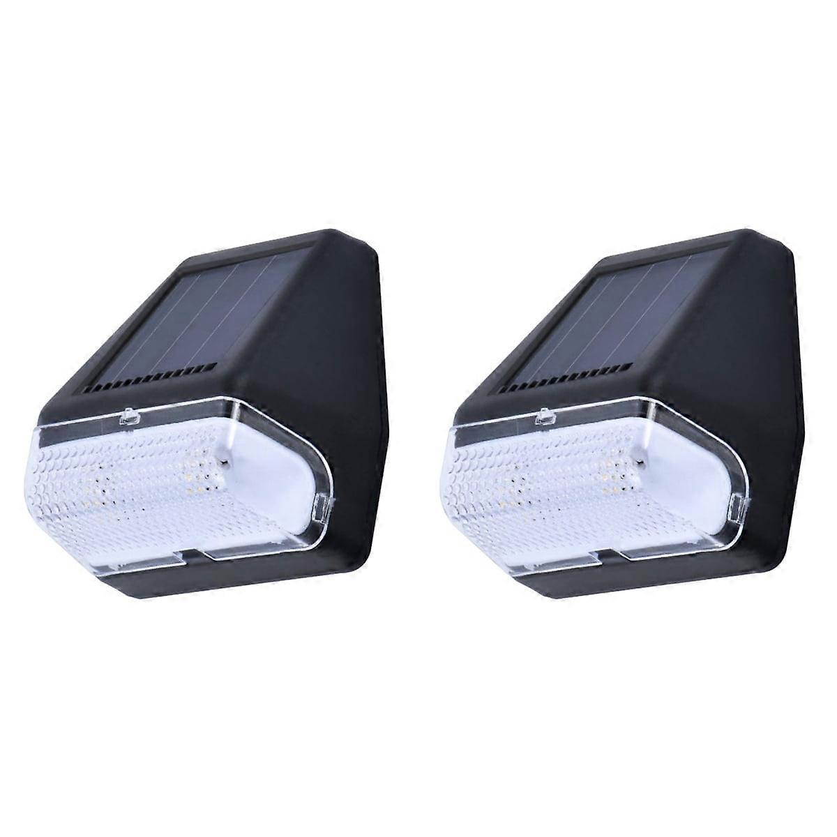 2 pcs Powered LED Stylish Light for Steps Decks Stairs Pathways