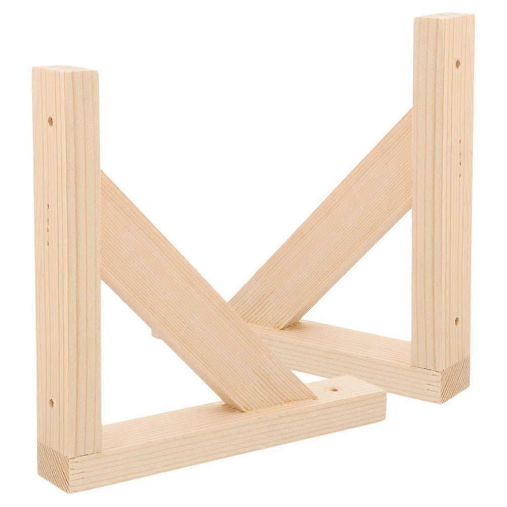 Wall Hanging Bracket Triangle Shape External Wall Bracket For Shelves 2Pcs