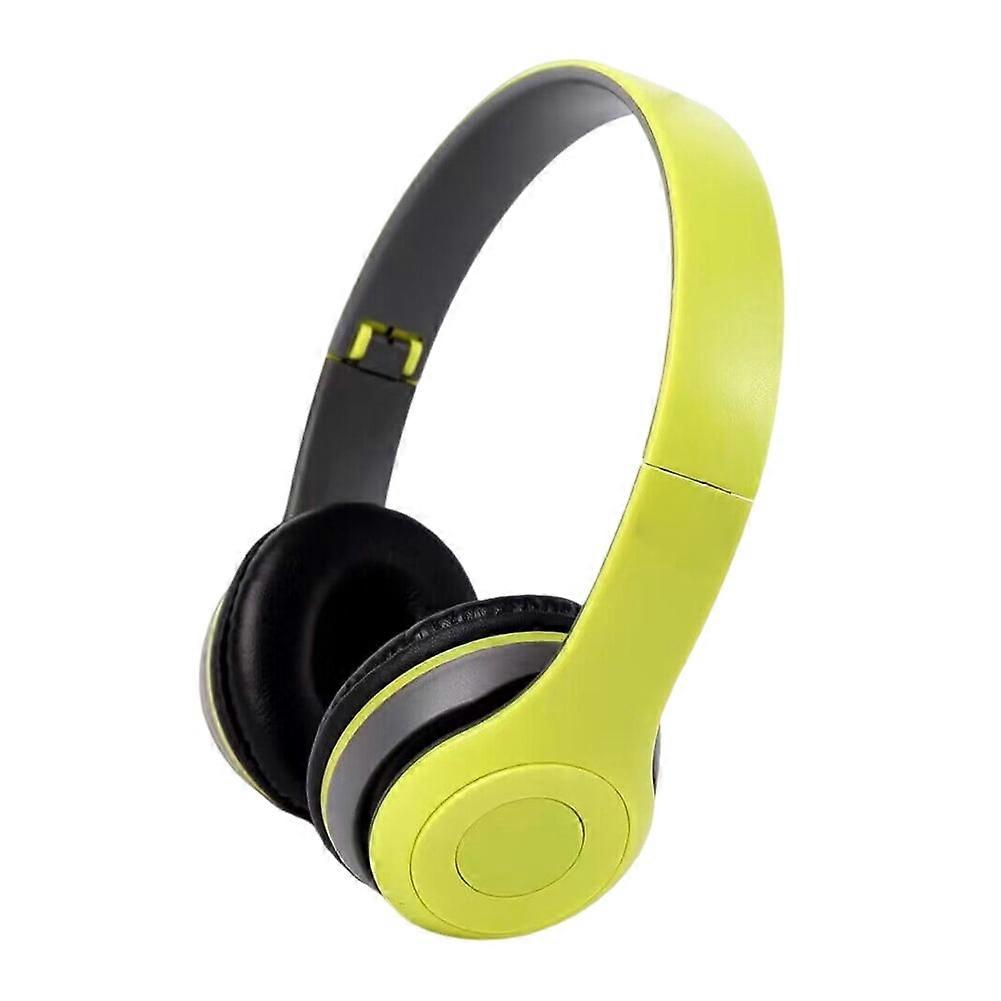 jixopn P47 Wireless Stereo Headset, Noise Cancelling Bluetooth 5.0, Compatible with Card MP3 Player, Sports Game Headset for Running Gym, Hands-Free