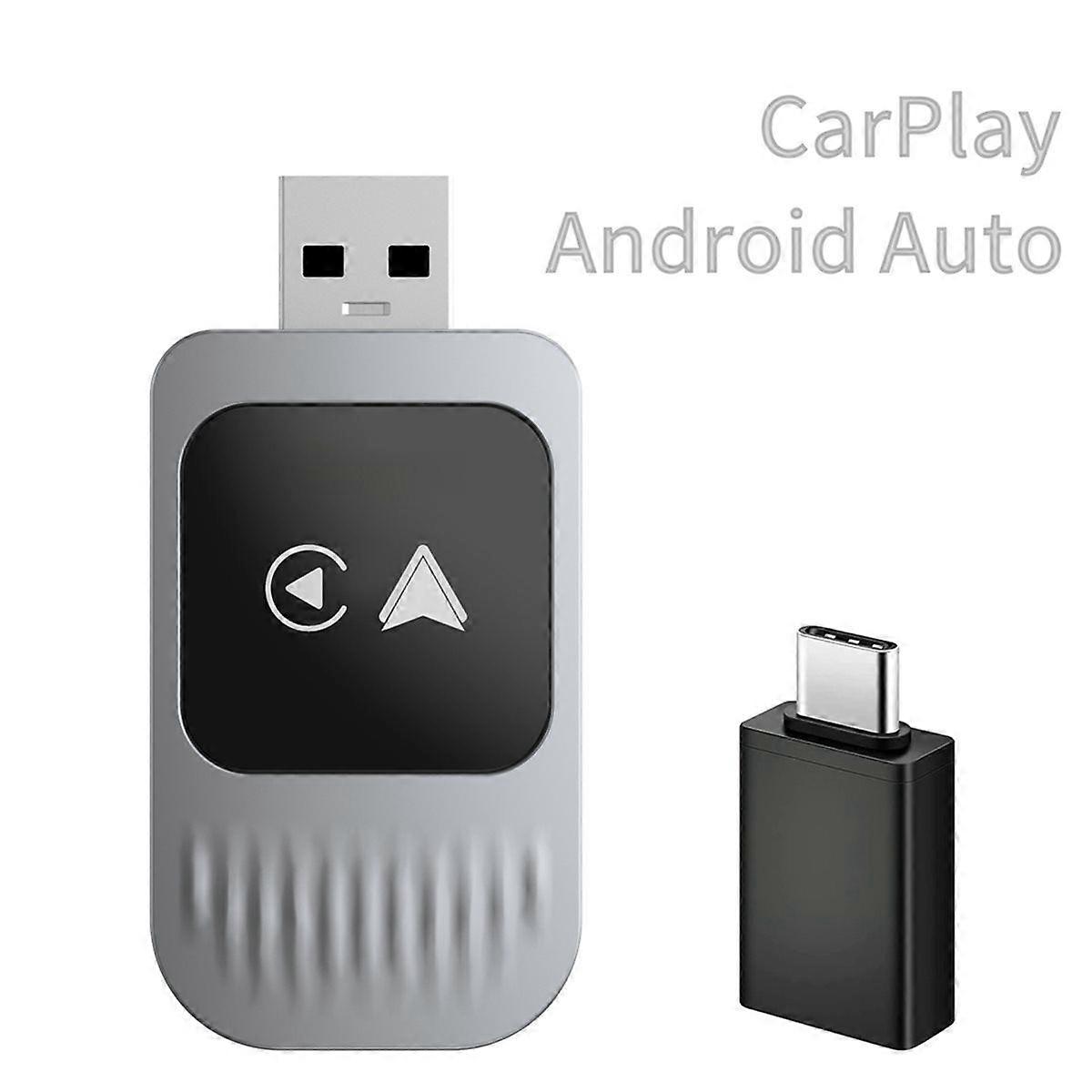 2 In1 Wireless Carplay Android AUTO Car Adapter