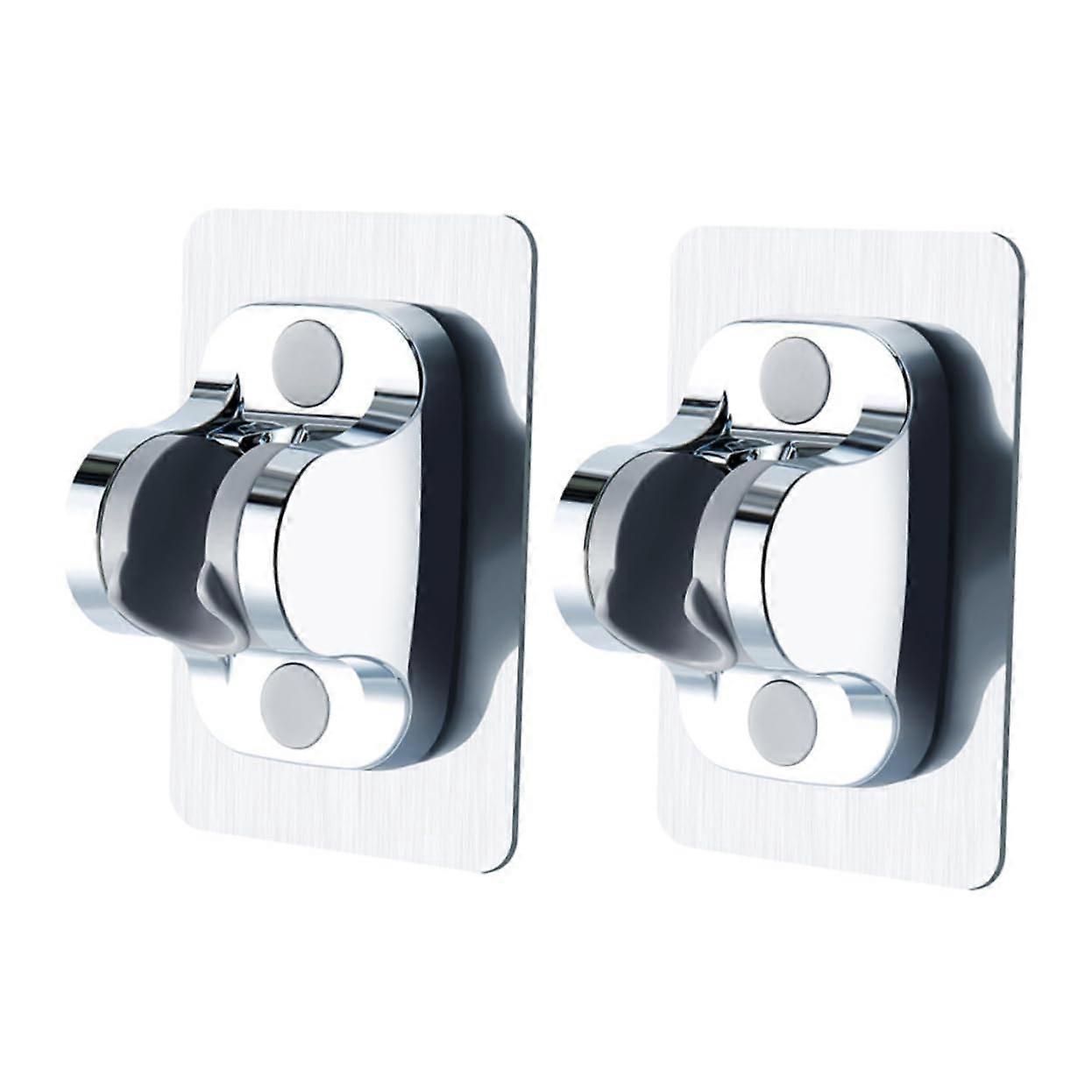 Shower Head Holder Replacement 2 Pack Adjustable Wall Mount Bracket for Handheld Shower and Hose