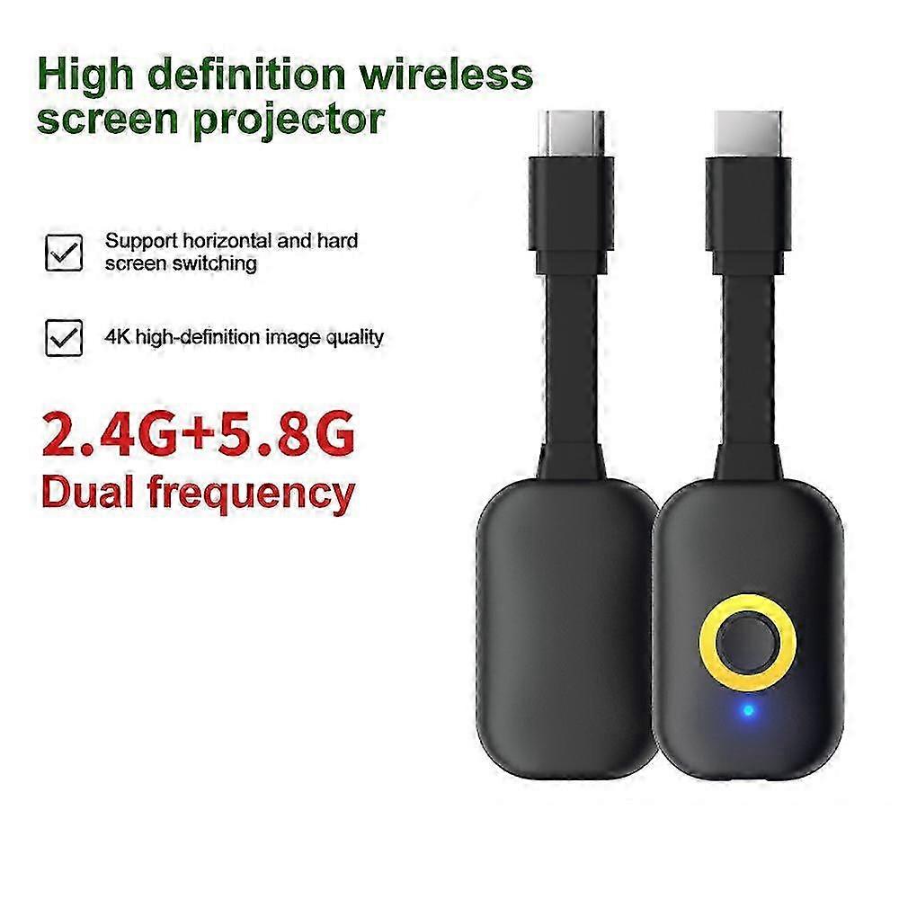 TV Dongle for Wireless Display 2.4G/5G WiFi HDMI Receiver 4K Mirroring