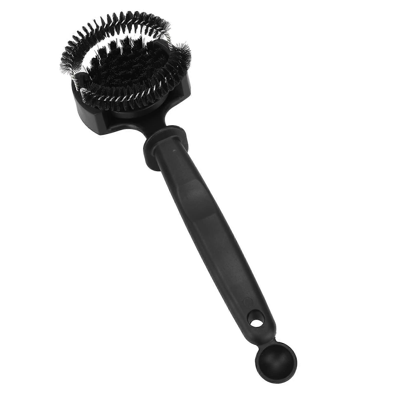 58mm Espresso Machine Cleaning Brush with Dual Brush Design and Ergonomic NonSlip Handle