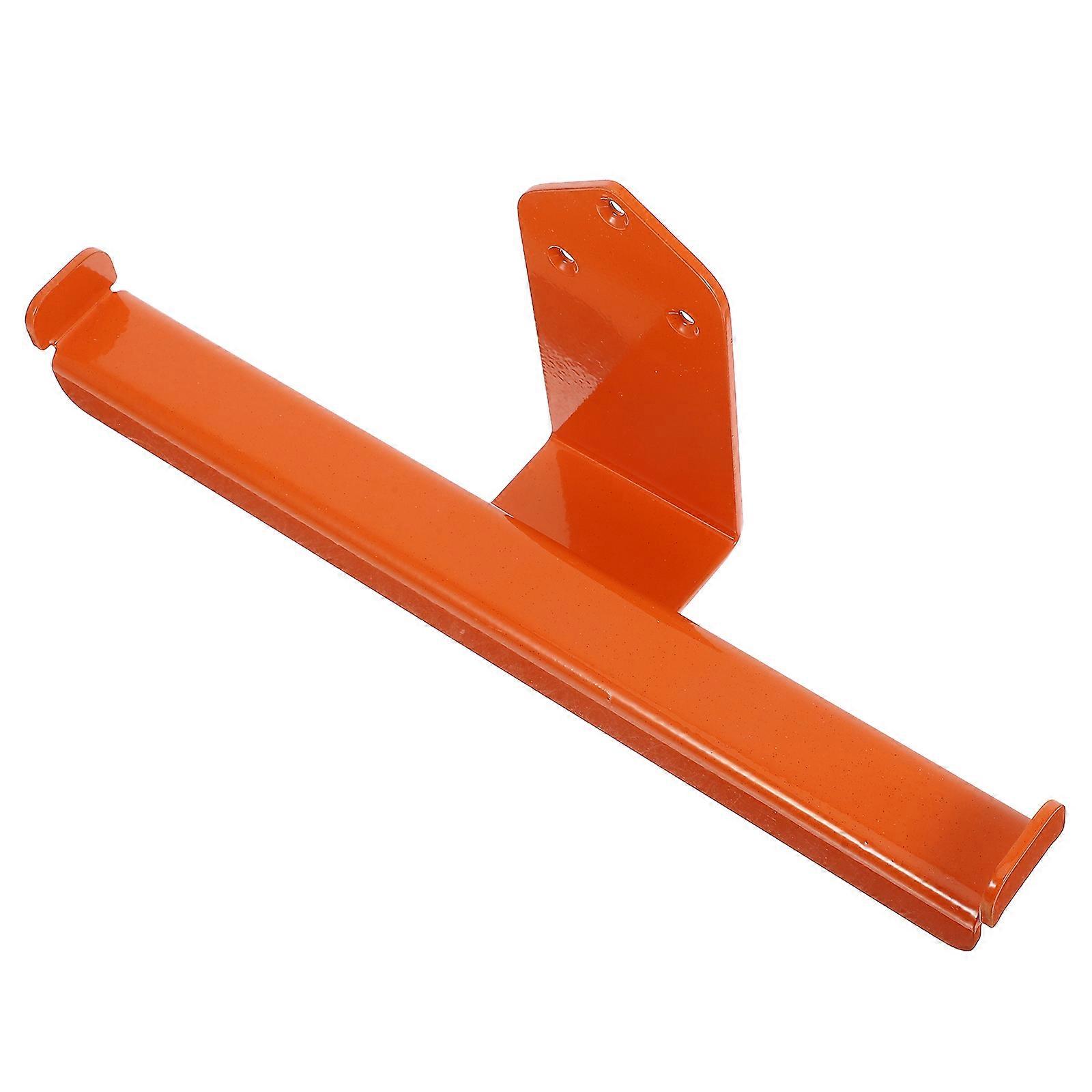 Orange Wall Mount Storage Rack for Home Heavy Duty Iron Material Versatile Organization Solutions