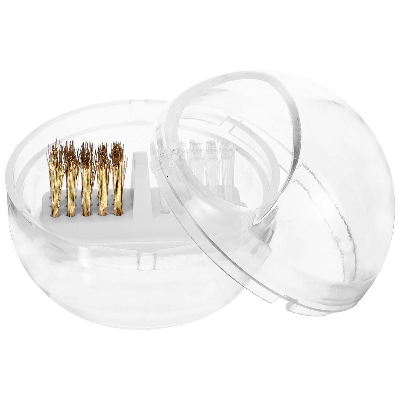 Nail Drill Bit Cleaning Brush Box for Effective Nail Arts Drill Bit Cleaning