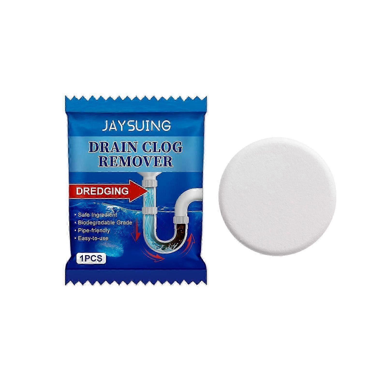 FastActing Drain Clog Removal Tablets  Effervescent Solution with Baking Soda  Lemon Extract for Unclogging Pipes, Eliminating Odors, Safe  Easy to