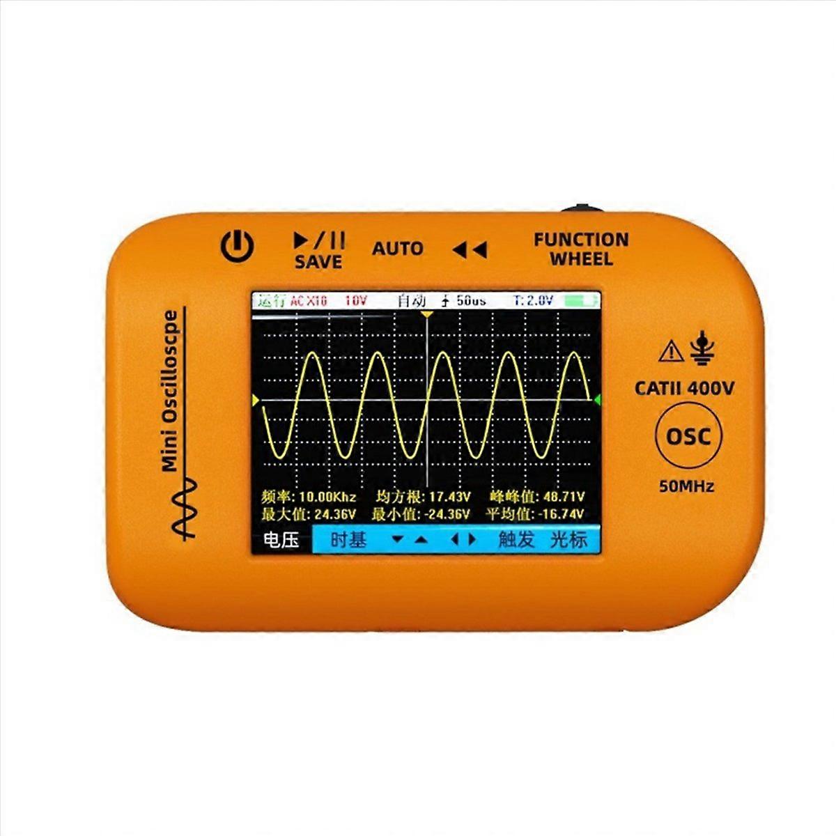 OT4 Handheld Mini Digital Oscilloscope Multi-Function 2-in-1 Signal Generator 200MSa/S 50MHz Bandwidth