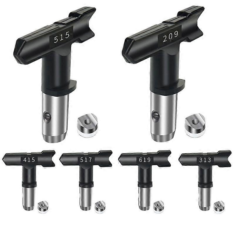 6Pcs Tips for Airless Paint Sprayer, Reversible Tip