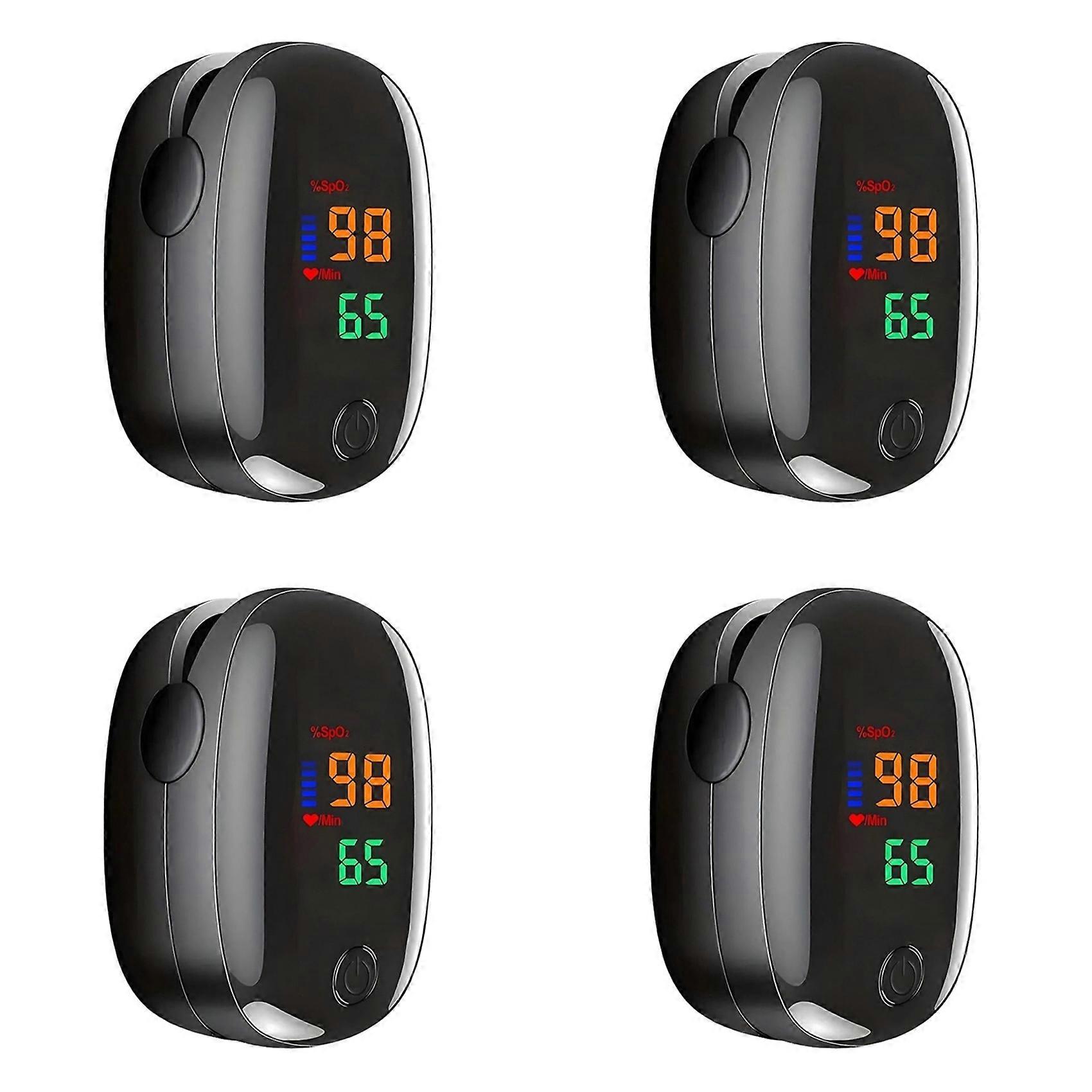 4X Non Invasive for Meter-Oximeter No Pricking Oximeter,Upgraded Blood Oxygen Monitors for Home or Outdoor Use