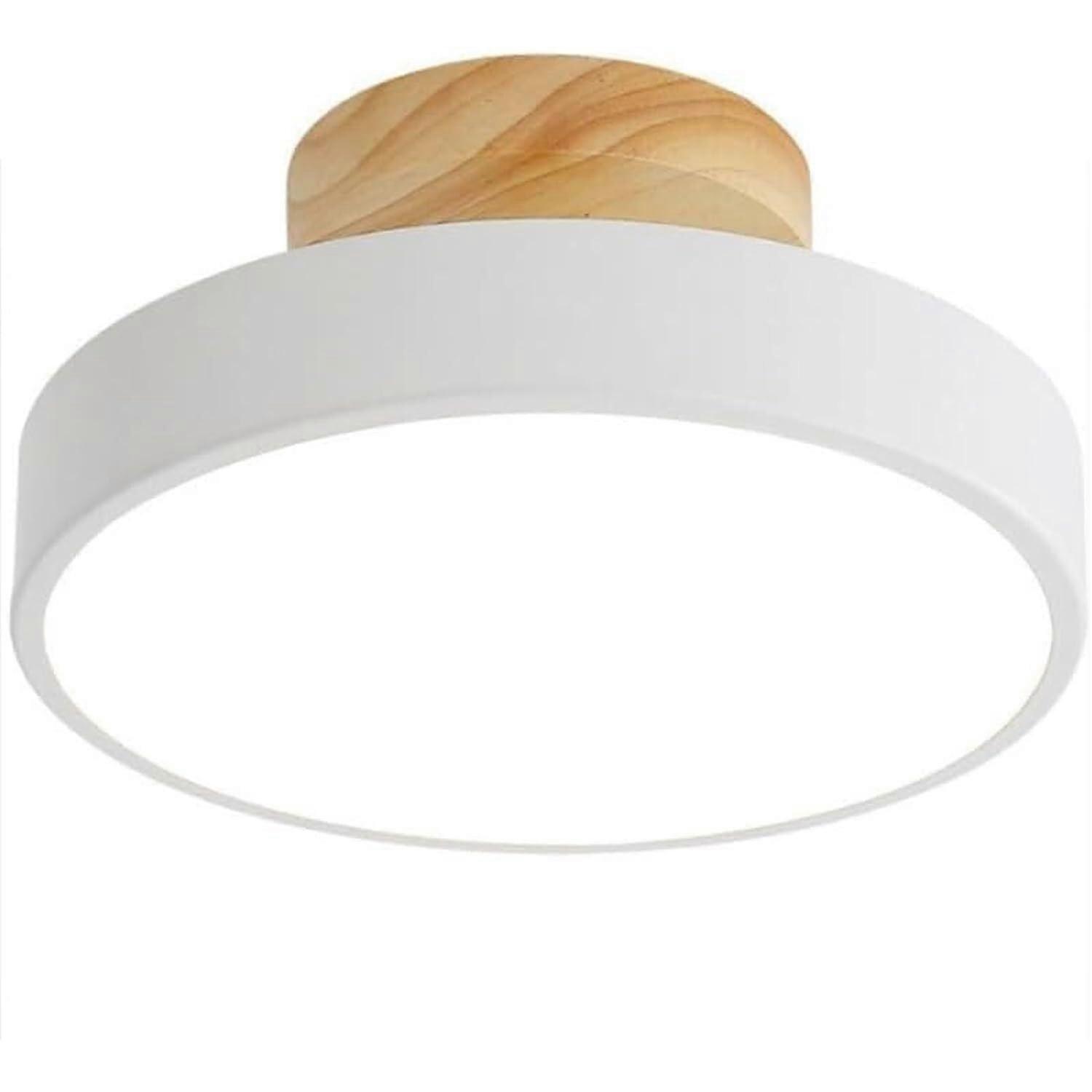 LED Ceiling Light Flush Mount, UltraThin Round Dimmable Fixture with Flicker Natural Light