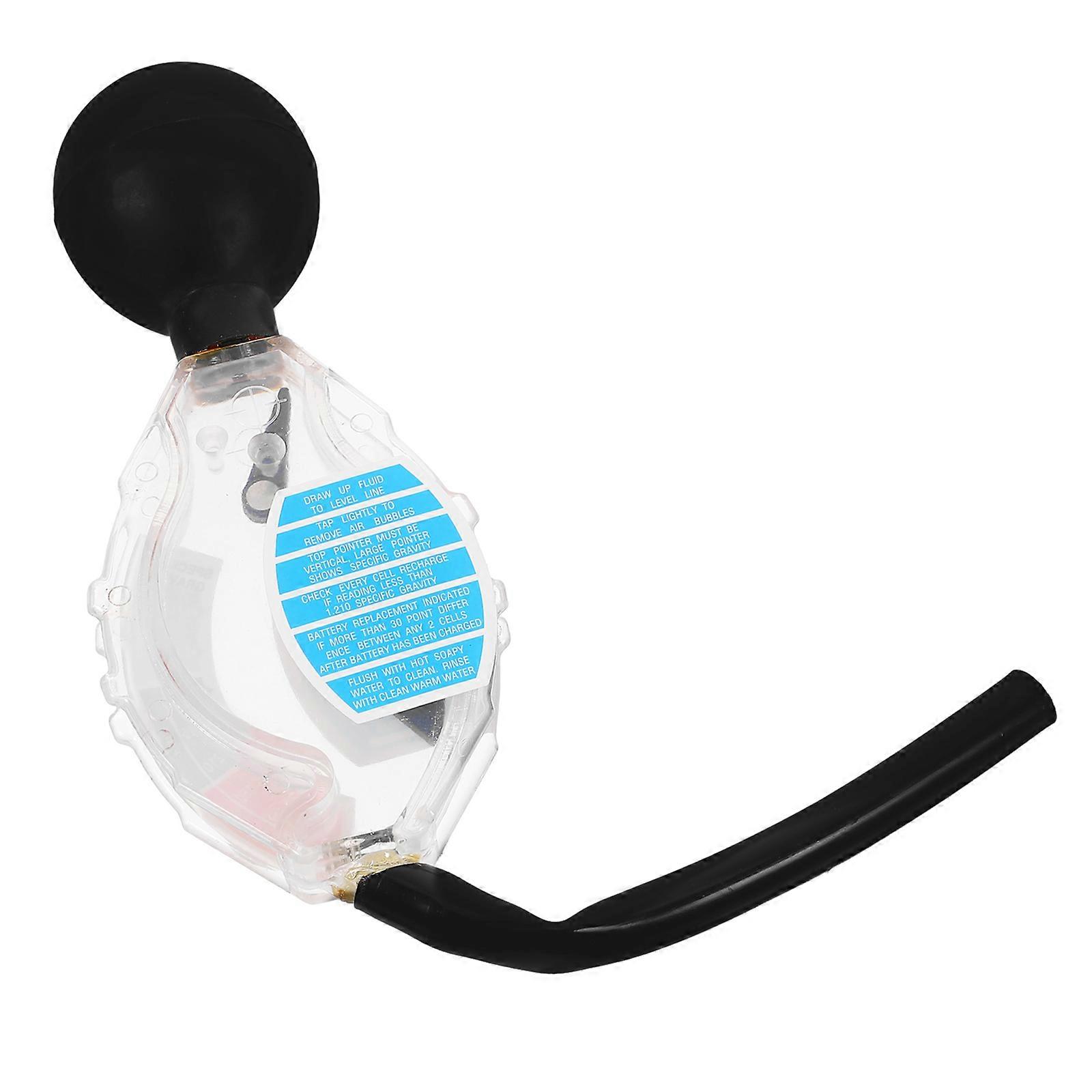 Hydrometer Tester Battery Tester Car Hydrometer Density Testing Densitometer For Automotive Maintenance Multi ABS Rubber 1Pack