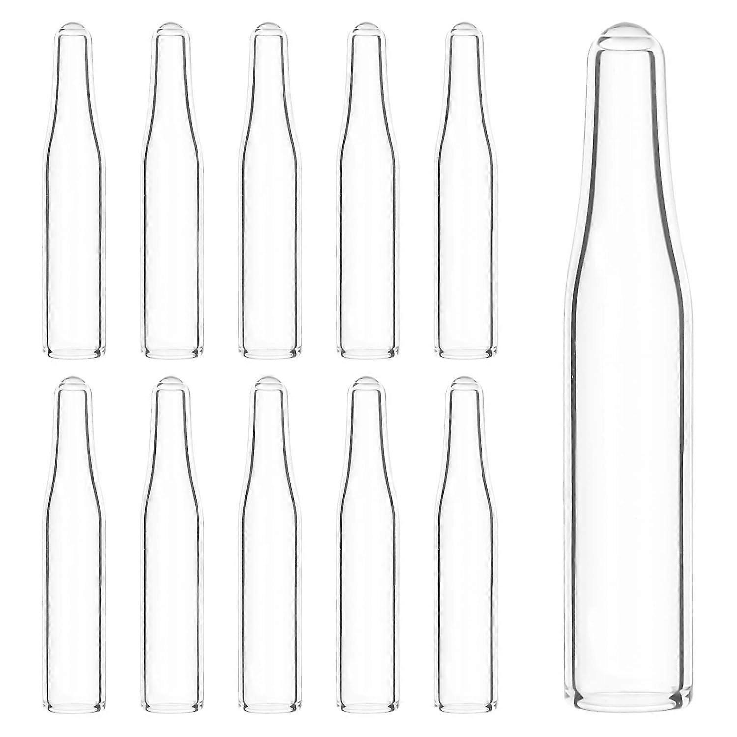 60Pcs Vial Insert Conical Base 250ul Clear Glass Vial Insert 4mm Inner Diameter 6mm in Diameter