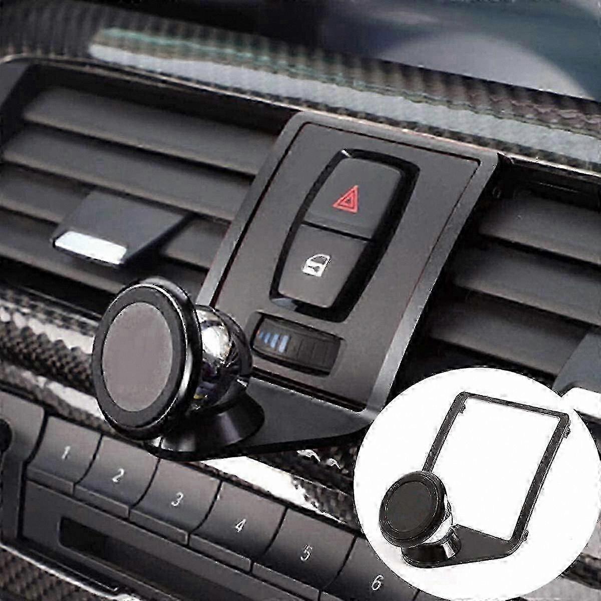 Black Aluminum Alloy Phone Holder Trim for F22 F23 F30 F31 F34 F32 F33 F35 F36 F80 F82 M4 2013-2019款车型适用