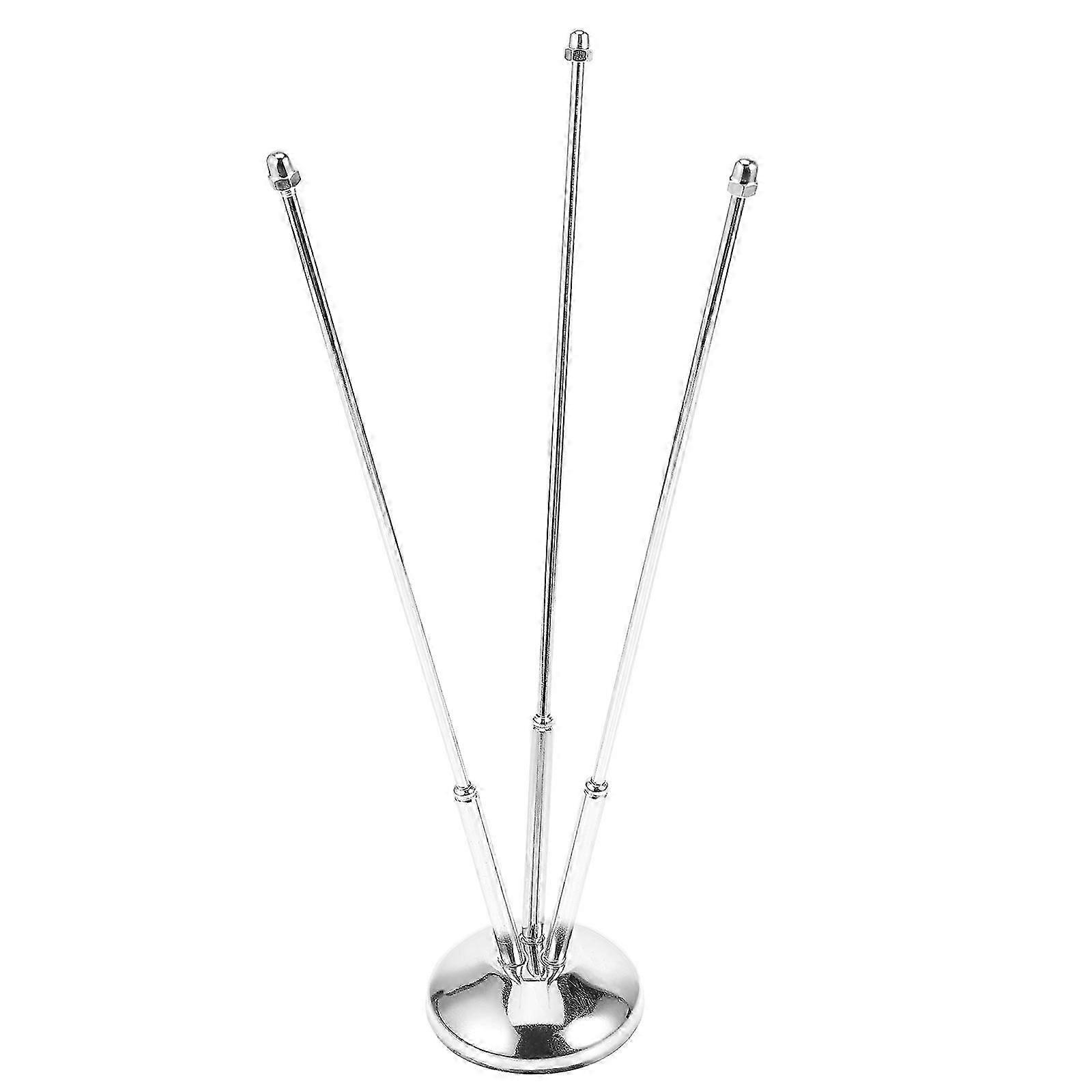 Desk Flag Stand Metal Flagpole for Desktop Use with Stable Base