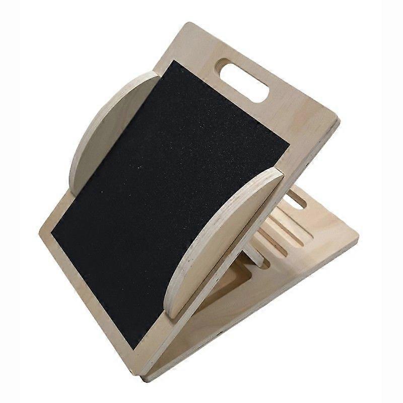 Slant Board with 6 Incline Angles Transforms Into A Balance Board for Effective Calf Stretching and