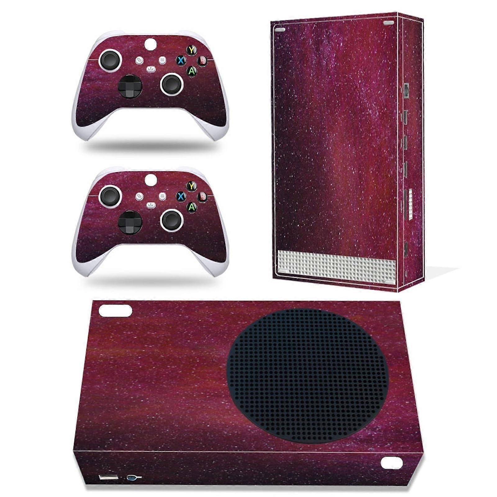 Skin Wrap with Controller Decals for Xbox Series S, 360° Coverage, Scratch and Dust Protection