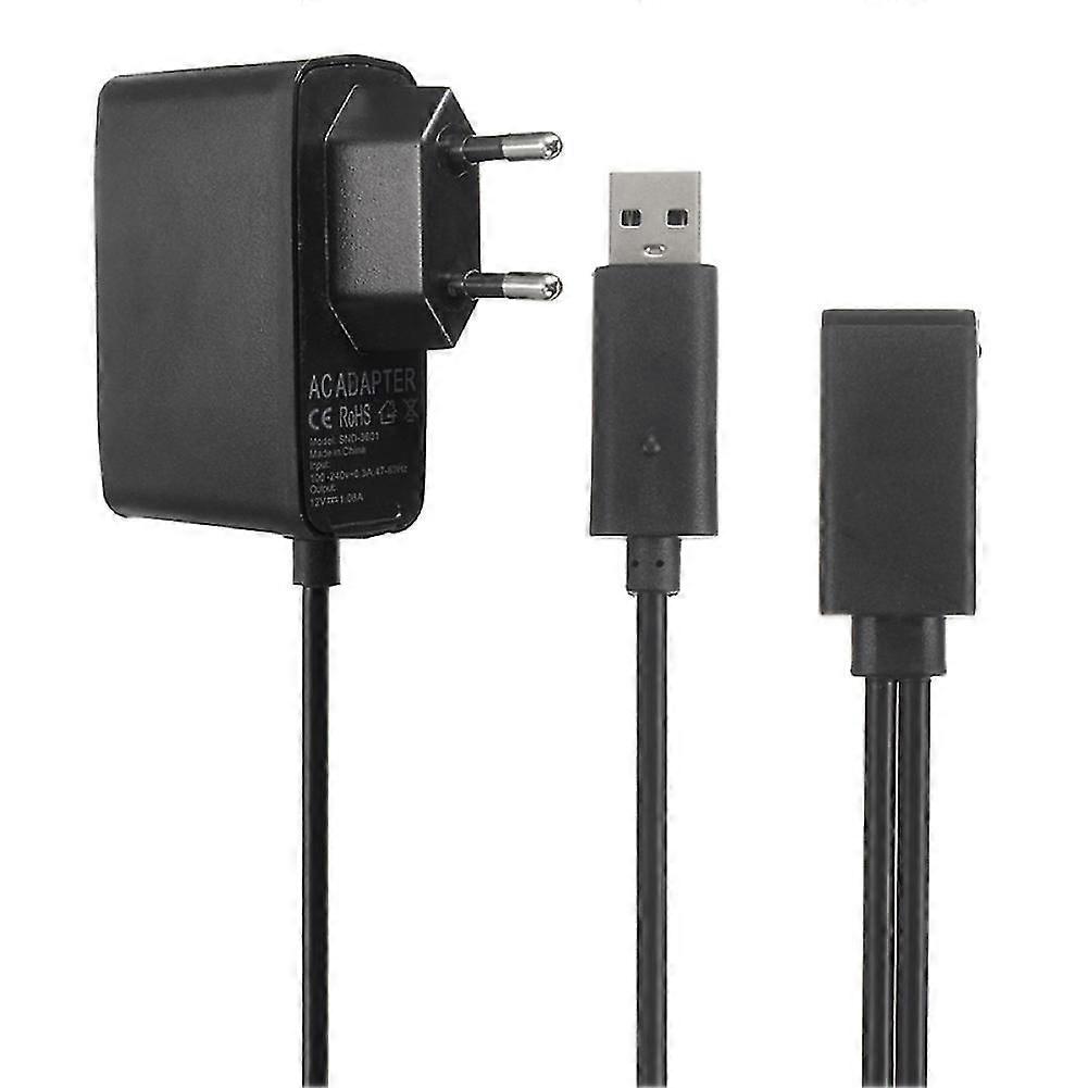 Power Supply Charger Adapter Usb Charging Cable For X-box 360 Kinect Sensor