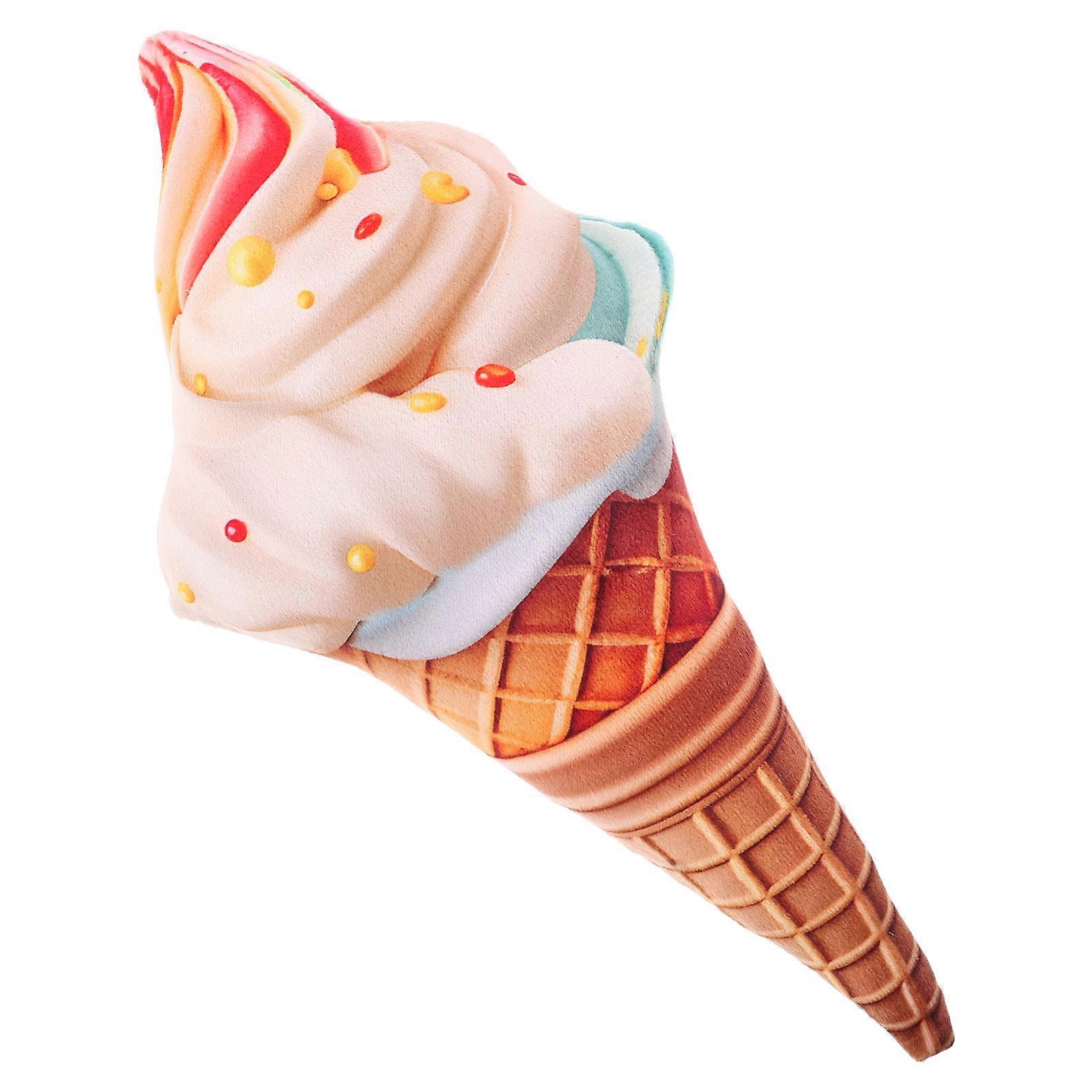 Creative Ice Cream Pillow Cute Throw Pillow for Decoration