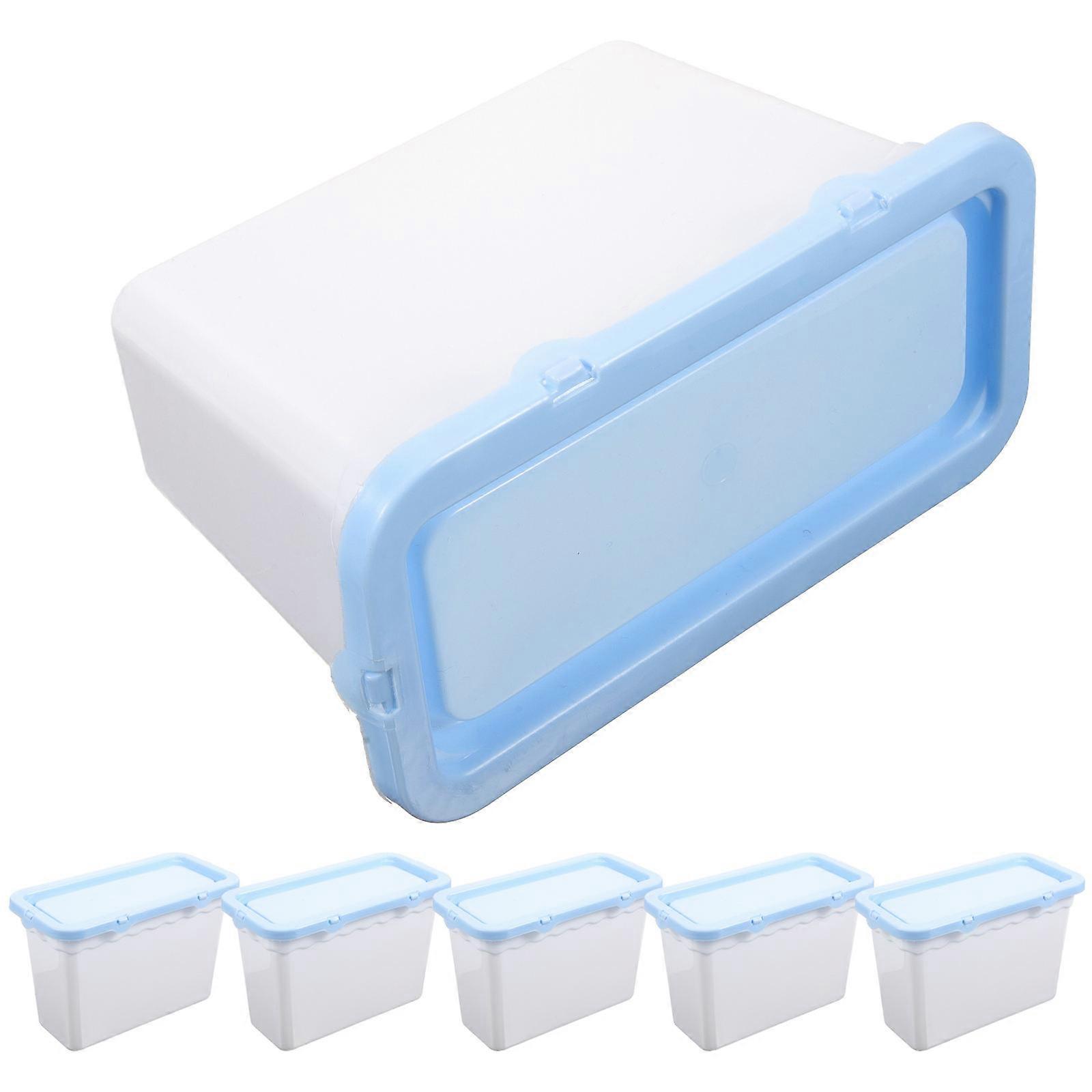 Laundry Powder Container Storage Box for Laundry Use 6Pcs Set