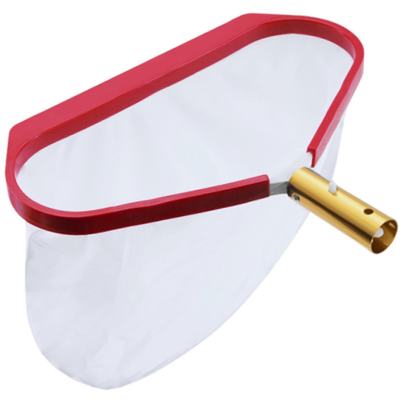 Heavy Duty Pool Skimmer Net for Leaves and Debris, Durable Leaf Rake for Efficient Pool Cleaning