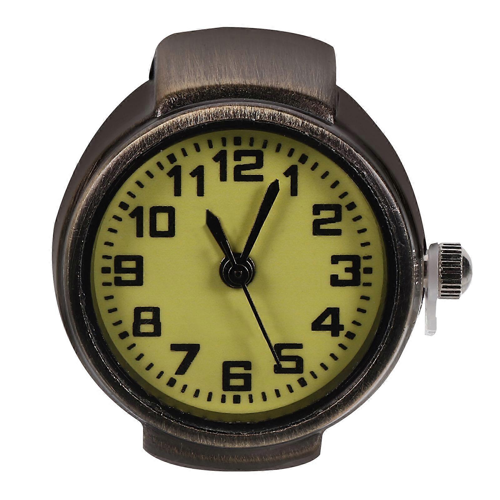 Retro Ring Watch for Decoration Creative Vintage Finger Ring Watch