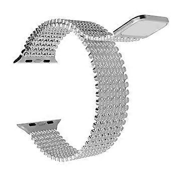 Stainless Steel Magnetic Strap Compatible For Apple Watch Series 11 10 42mm / 9 8 7 41mm / SE3 SE2 SE 6 5 4 40mm / 3 2 1 38m