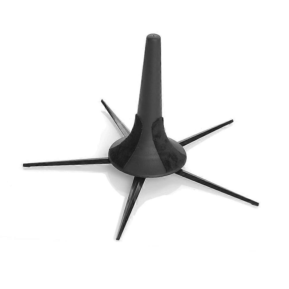 Foldable Lightweight Trumpet Stand with 5 Stable Legs, Compact AntiSlip Bell Support