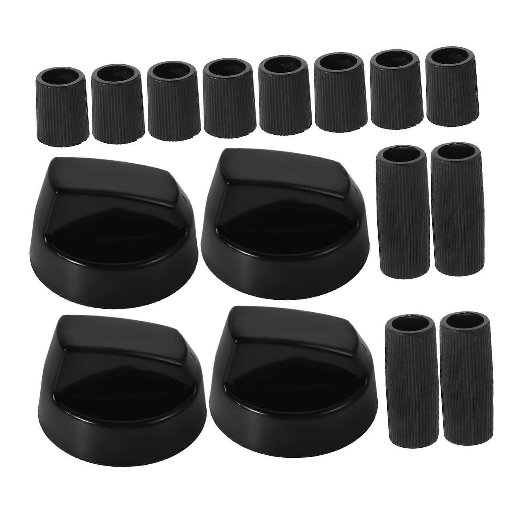 Stove Knobs Replacement Kit – Durable Plastic Oven and Cooktop Control Knobs, Easy Install