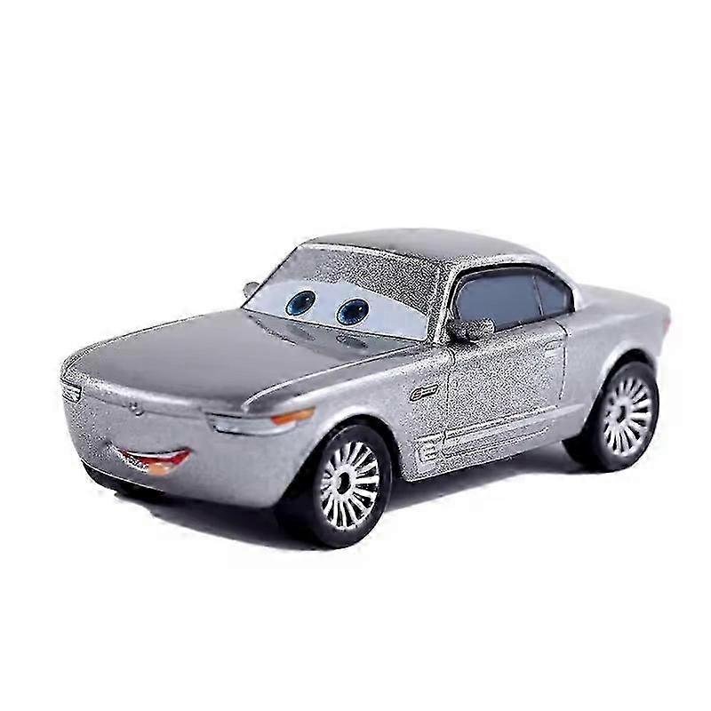 Disney Cars Pixar Cars 95-3rd Generation Blue Metal Diecast Toy Car 1:55 Lightning McQueen Kids Toys Boy Christmas Gifts