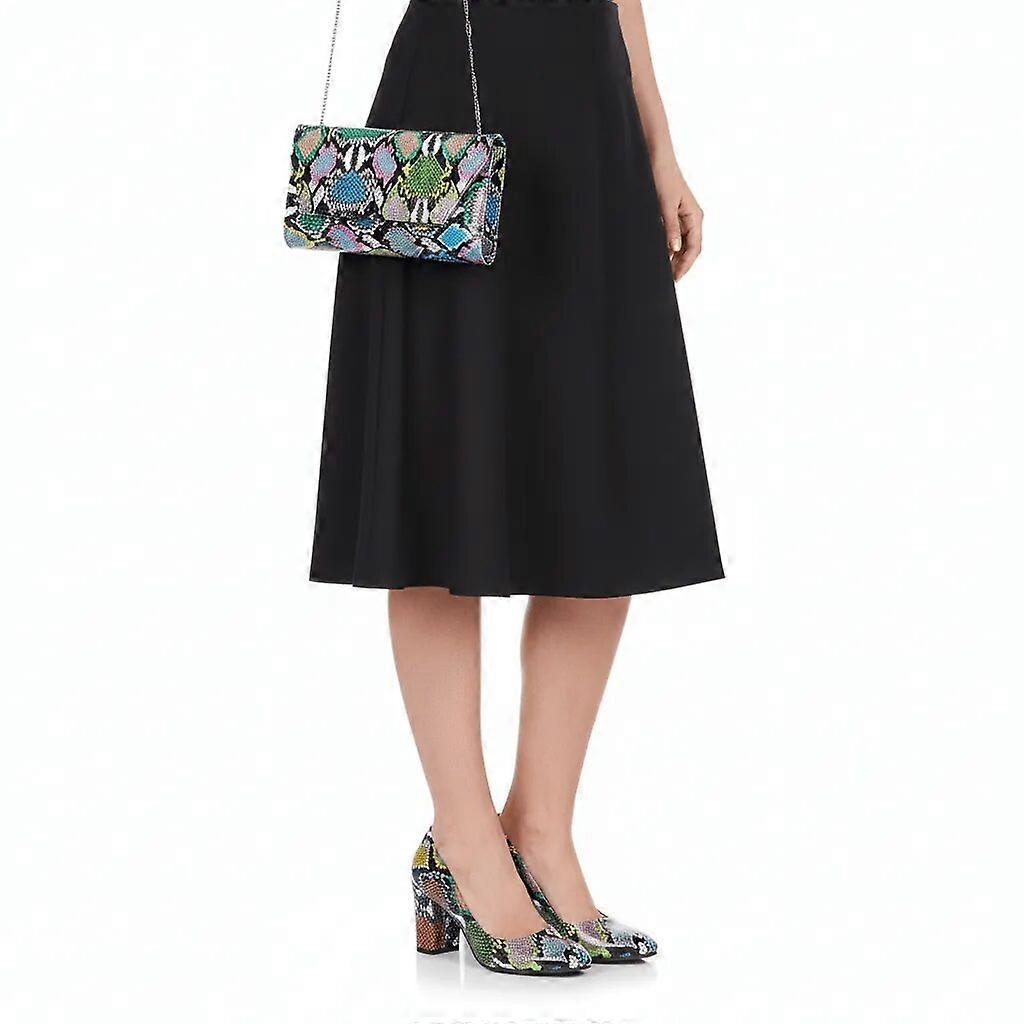 Sada modré kabelky a lodiček pro ženy