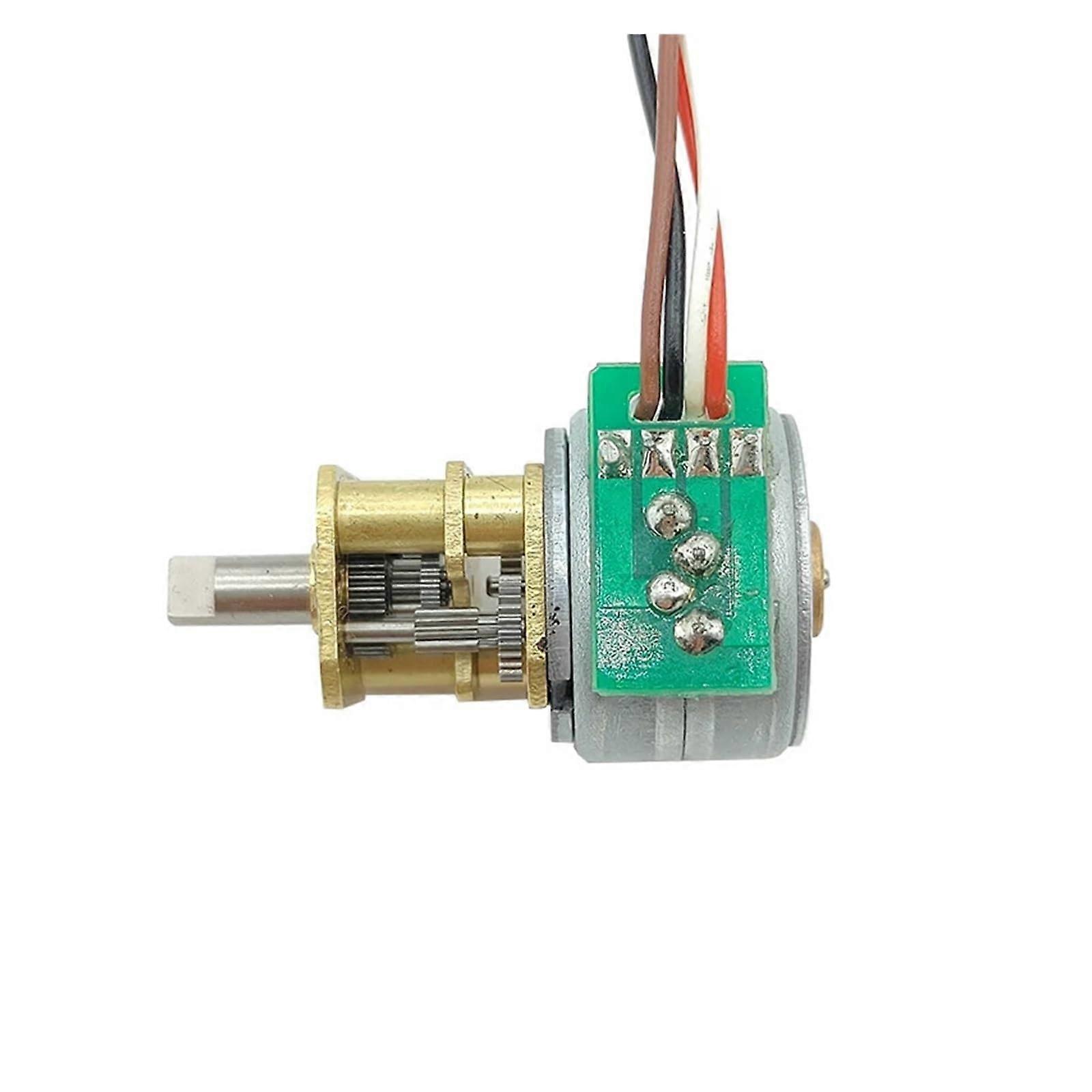 15mm Gearbox Stepper Motor 5V 2 Phase 4 Wire DShaft for DIY Robots Precision Motion Control