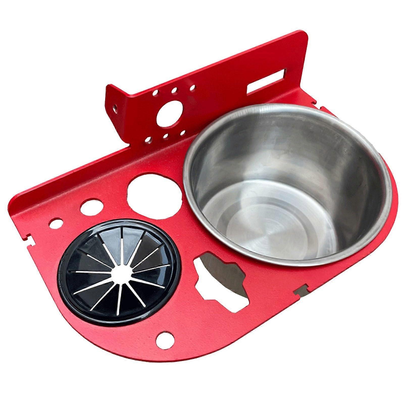 Ladder Tool Rack with Multi Compartment Storage for Garage Organization, Durable Aluminum Build